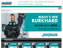 Tablet Screenshot of jungmann.it